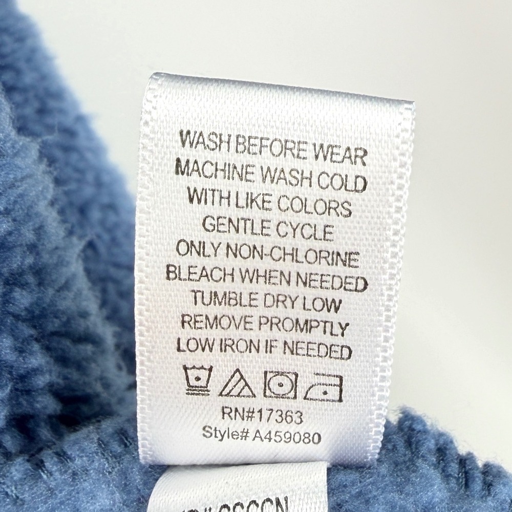 Koolaburra by UGG Fleece Pullover Womens Large Blue Sherpa Gorpcore Mock Neck - Picture 10 of 10